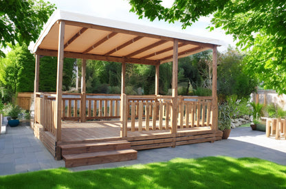 TERRASSE AUTOPRTEE + PERGOLA 4.50MX3M